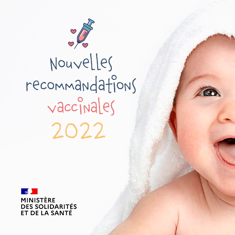 Nouvelles recommandations vaccinales françaises 2022